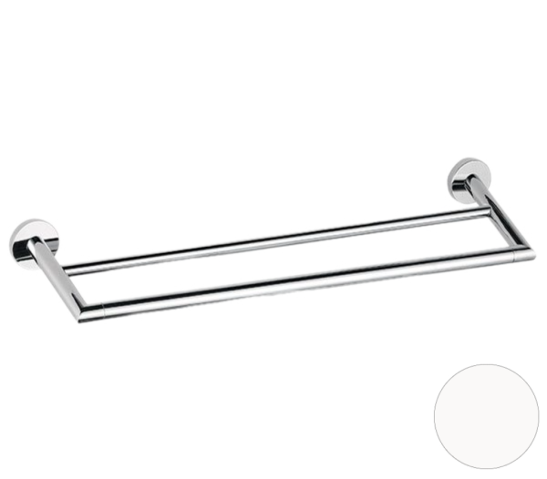 Полотенцедержатель двойной 60 см Remer Guest GS33BO, белый матовый