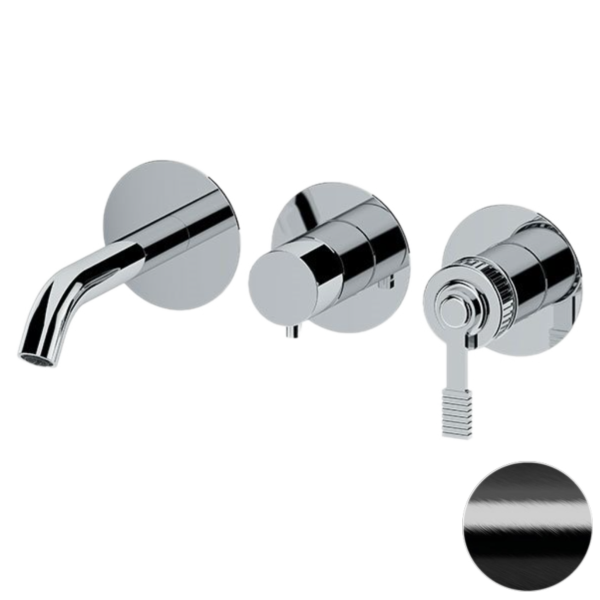 Смеситель для ванны Remer Atelier AL54D2PWBCFP, черный брашированный хром