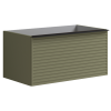  Тумба для раковины с 2 ящиками 80см Onsen Pixel 68-BP-082-S1-M57,зелёный 