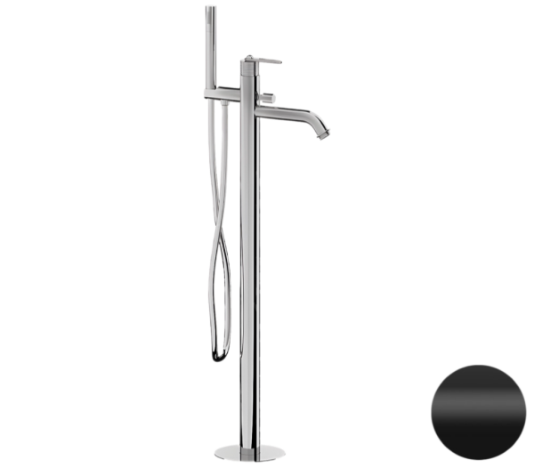 Смеситель для ванны Daniel Brooklyn BY67815, чёрный матовый