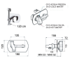 Гигиенический душ со смесителем Remer Vanity V60W