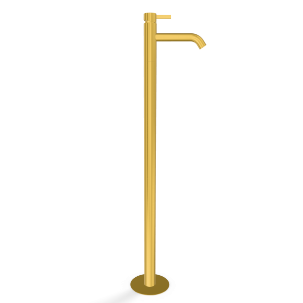 Смеситель для раковины Remer Metrica MC18BG, золото брашированное