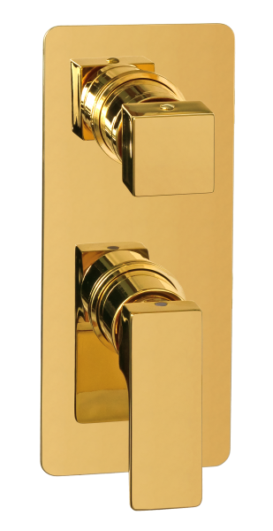 Смеситель для душа Remer Absolute AU92KBDO, золото глянцевое