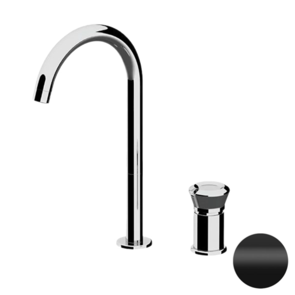 Смеситель для раковины Remer Element ET57LNO, черный матовый