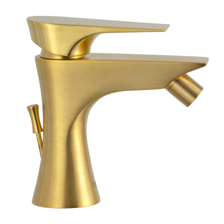Смеситель для биде Daniel Diva DV604DP, золото брашированное