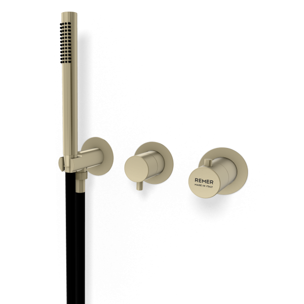 Смеситель для душа Remer X Style XT97D2PWBNZ, никель брашированный PVD