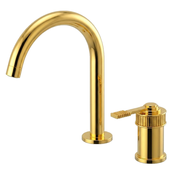 Смеситель для раковины Remer Atelier AL57DO, золото глянцевое