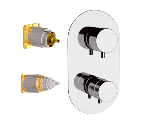 Смеситель термостатический для душа Remer Elegance NT92KB