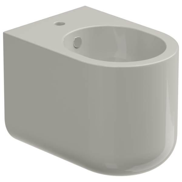 Биде приставное GSG Ceramic Design Petra PEBI01013, пергамон глянцевый