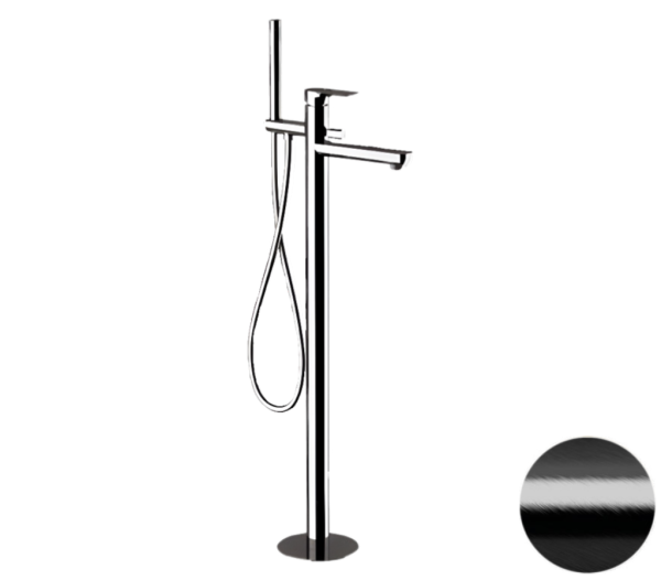 Смеситель для ванны Remer Infinity I08CFP, черный брашированный хром