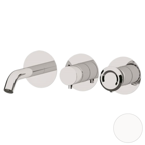 Смеситель для ванны Remer Element ET54D3PWBBO, белый матовый