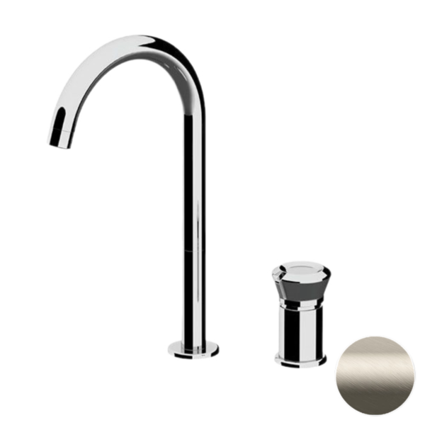 Смеситель для раковины Remer Element ET57LXV, сталь