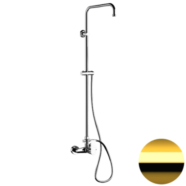 Душевая система Remer Energy EY37ASSDDO, золото глянцевое