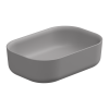 Раковина накладная 60x42 см GSG Ceramic Design Hit! HILAVRE60038, Fumo Matt