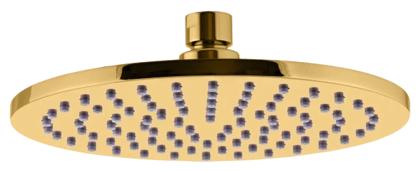 Верхний душ 20 см с шарнирным соединением Remer 359MM20DOX, золото глянцевое