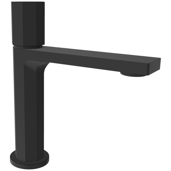 Смеситель для раковины Remer Ottagono ON12NO, черный матовый