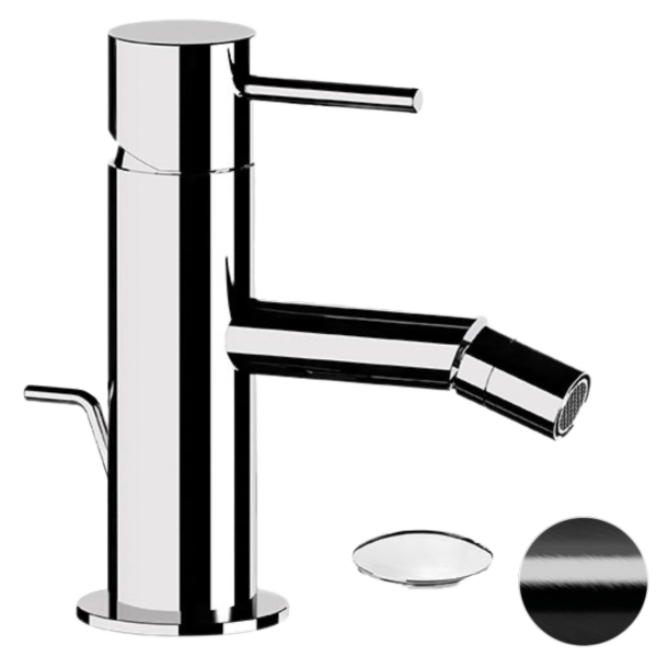 Смеситель для биде Remer X Style X20LCFP, черный брашированный хром