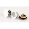 Донный клапан без перелива для ванны click-clack 1”1/2 OMP Tea Clicker 8568.060.6.XD, белый матовый