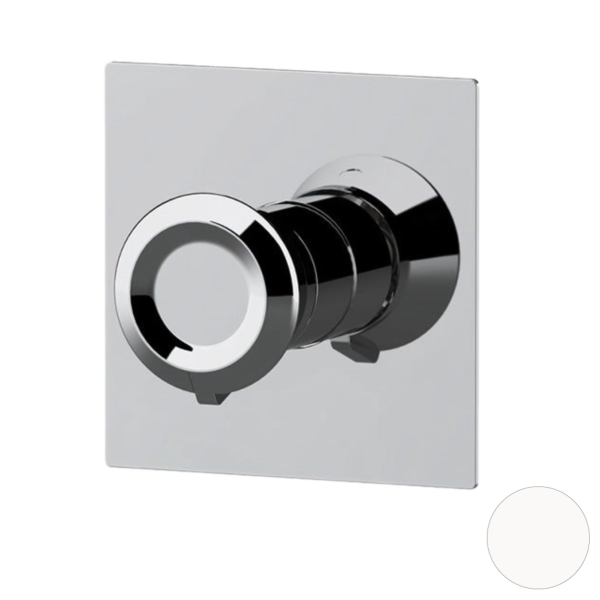 Смеситель для душа Remer Element ET30QBO, белый матовый