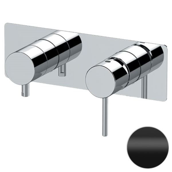 Смеситель для душа Remer X Style X93ZWBNO, черный матовый