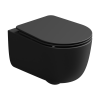 Чаша подвесного унитаза со смывом Smart Clean GSG Ceramic Design Hit! HIWCSO003, черный матовый