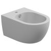Биде подвесное биколор с донным клапаном и креплением GSG Ceramic Design Like RULKBISOBI000/001FIPI, White/White Matt