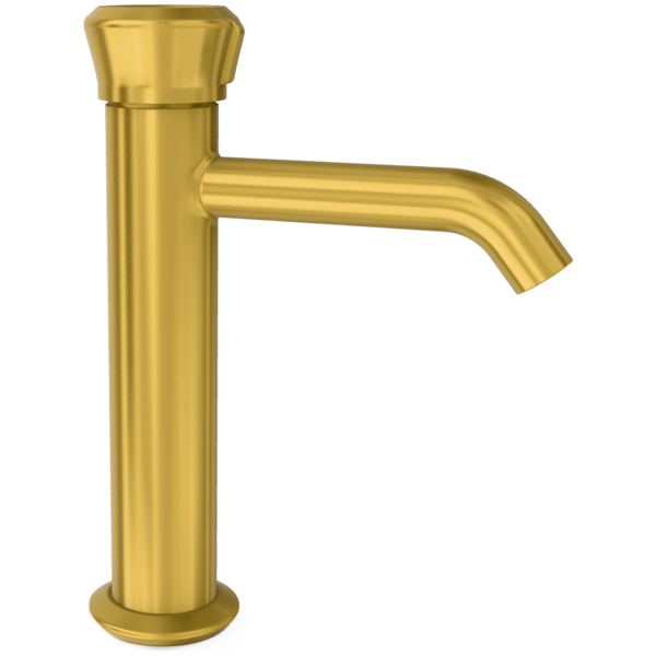 Смеситель для раковины Remer Element ET12ABG, золото брашированное
