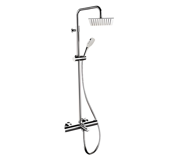 Душевая система термостатическая с изливом Remer EQ34A8CPUFS25G