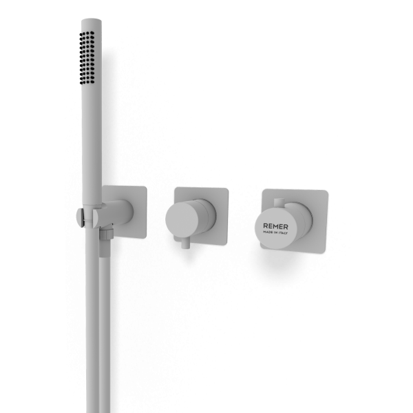 Смеситель для душа Remer X Style XT97D2QPWBBO, белый матовый