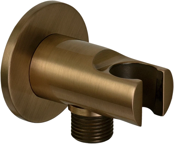 Держатель ручного душа с подключением шланга Remer 337MVO, латунь состаренная