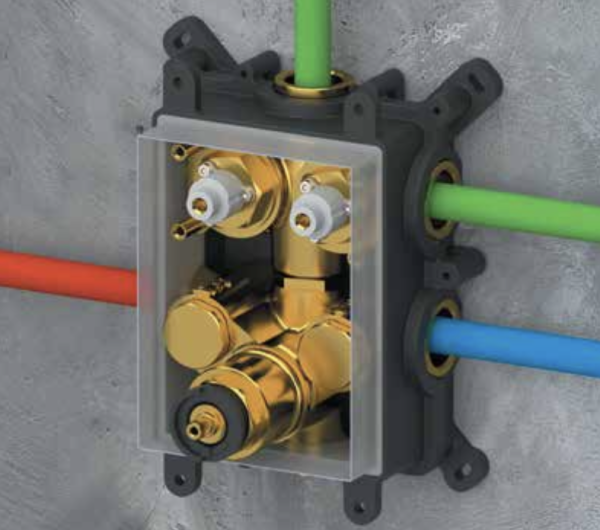 Скрытая часть на 2 выхода Remer Thermobox RRBOX99D2