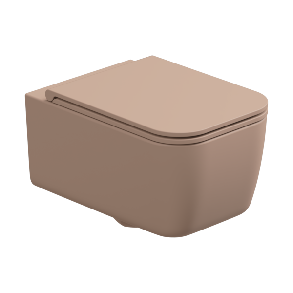 Чаша подвесного унитаза GSG Ceramic Design Brio BRWCSO032, Cipria Matt