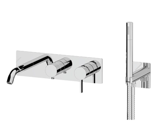 Смеситель для ванны Remer Metrica MC53D2WB