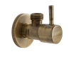 Запорный вентиль 1/2*1/2 Remer 128L1212VO, состаренная латунь