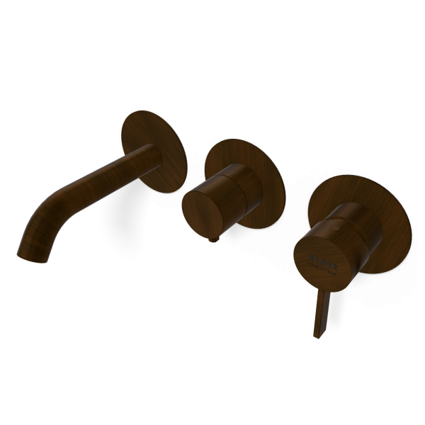 Смеситель для ванны Remer Metrica MC54D3PWBBR, бронза масляная