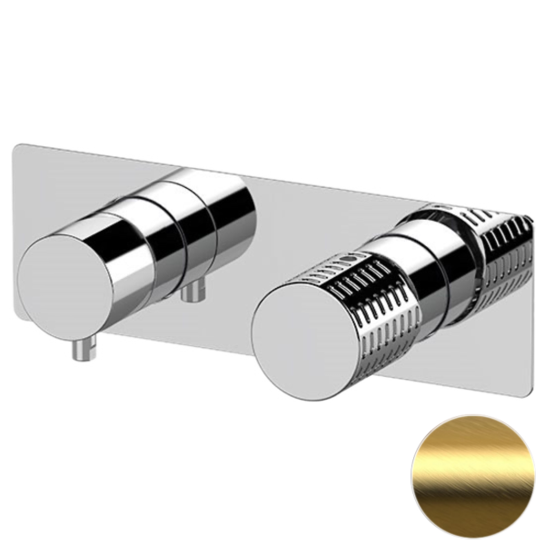 Смеситель для душа Remer Celebrity CEC93ZWBBG, золото брашированное