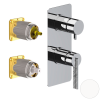 Смеситель для душа Daniel Club ANC612D3KB14, белый матовый