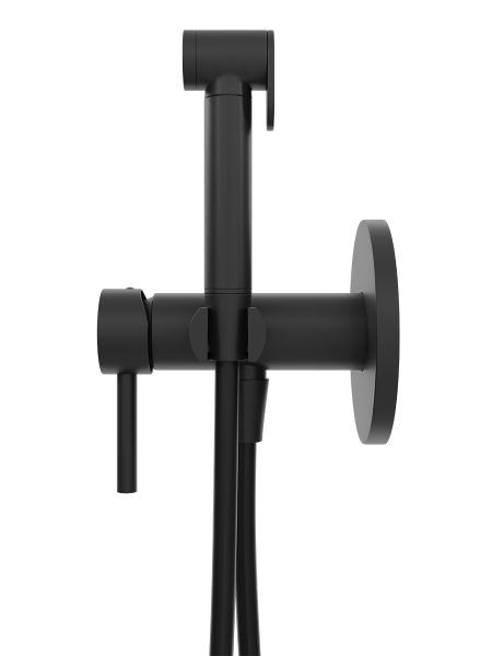 Гигиенический душ со смесителем Mariani Next B14185NXW, черный матовый