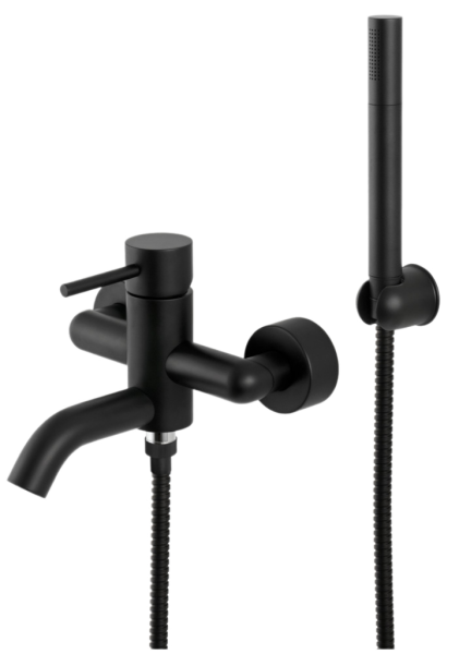 Смеситель для ванны Remer X Style X02NO, черный матовый