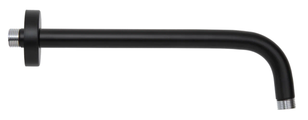 Кронштейн для верхнего душа 40 см Remer 343L40NO, черный матовый