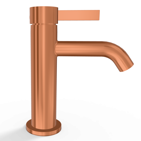 Смеситель для раковины Remer Metrica MC12RP, медь брашированная