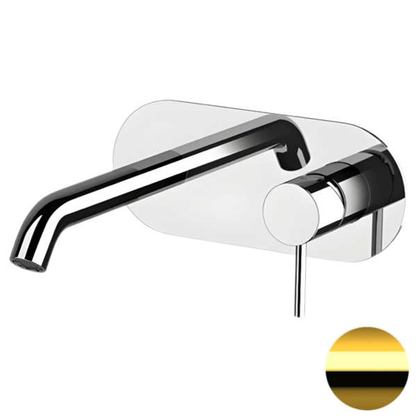 Смеситель для раковины Remer X Style X15WBDO, золото глянцевое