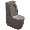 Чаша напольного унитаза биколор GSG Ceramic Design Like LKMBLBI000/029P, White/Tortora Matt