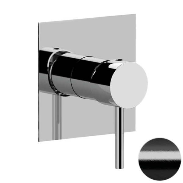 Смеситель для душа Remer X Style X30QCFP, черный брашированный хром