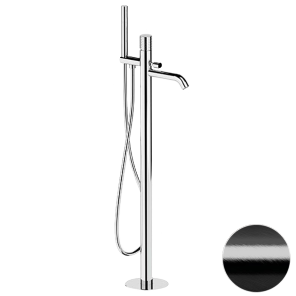 Смеситель для ванны Remer Celebrity CEC08CFP, черный брашированный хром