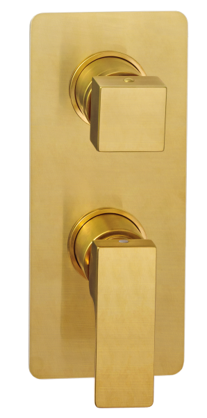 Смеситель для душа Remer Absolute AU92KBBG, золото брашированное