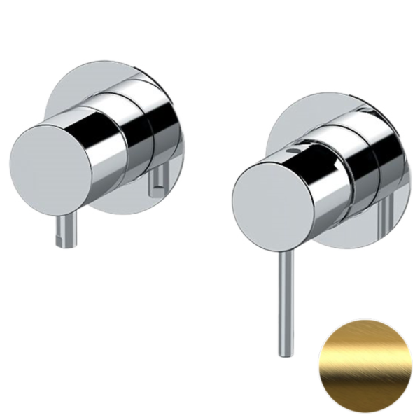 Смеситель для душа Remer X Style X92ZPWBBG, золото брашированное