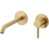 Смеситель для раковины Remer Metrica MC15PLWBCH, шампань брашированная PVD