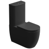 Чаша напольного унитаза биколор GSG Ceramic Design Like LKMBLBI000/003P, White/Black Matt