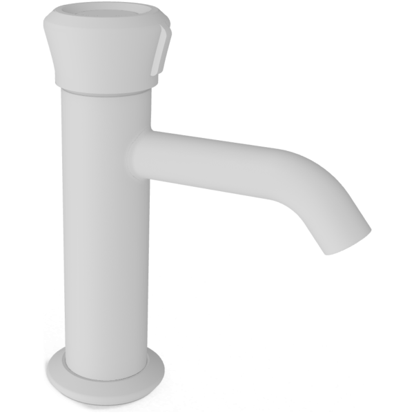 Смеситель для раковины Remer Element ET12BO, белый матовый